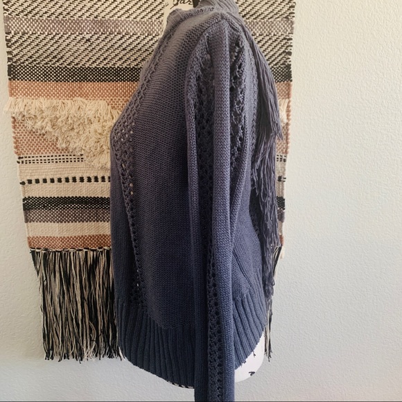 Fringed open cardigan - Picture 3 of 4